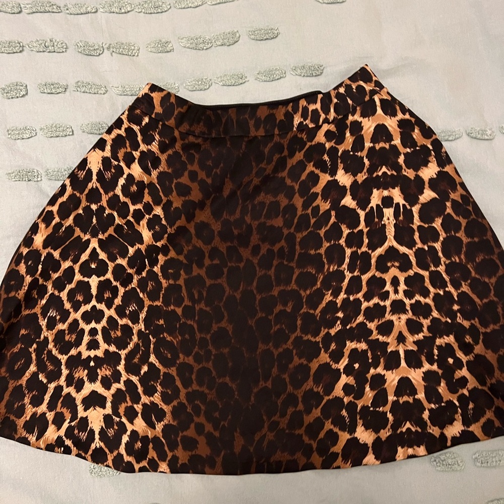 Cheetah Print Skirt